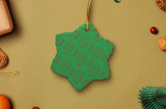 Bite Me – Gingerbread Cookie Man- Ceramic ornament